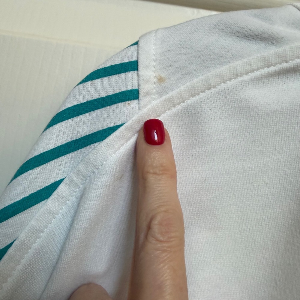 Vintage 80s San Francisco Sport Mazzella Teal Colorblock Pullover Sweatshirt M - Picture 14 of 16